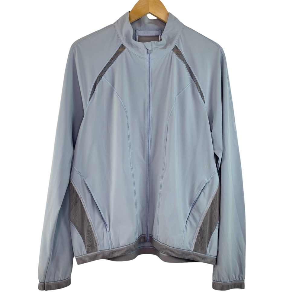 Lululemon Grey Blue Breeze In Full Zip Jacket - Picture 2 of 9